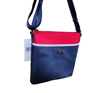 Tommy Hilfiger CROSSBODY Bag Nylon Blue Red White